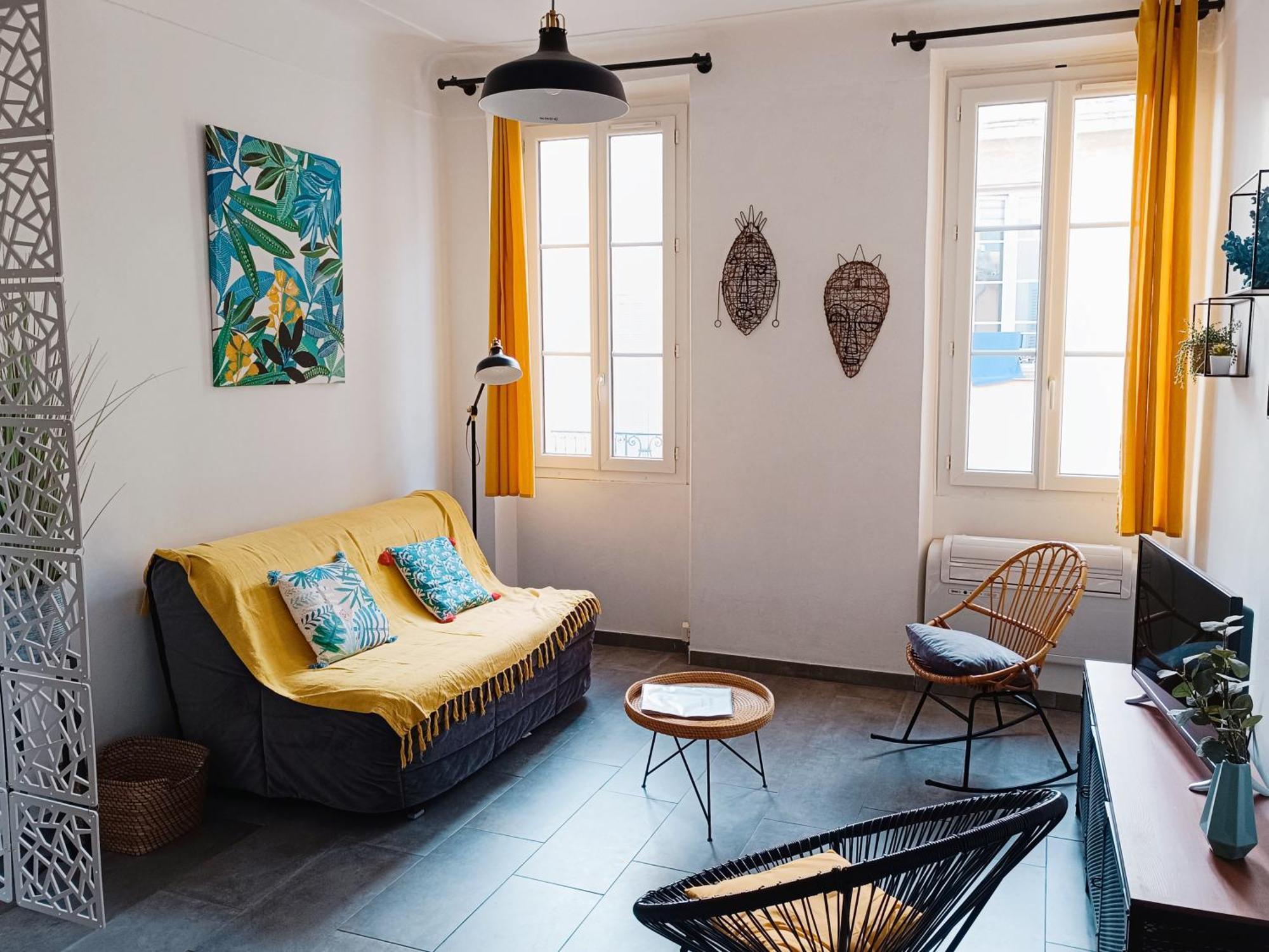 Grand 2 Pieces Renove Climatise, Vieil Antibes, Proche Port Apartman Kültér fotó