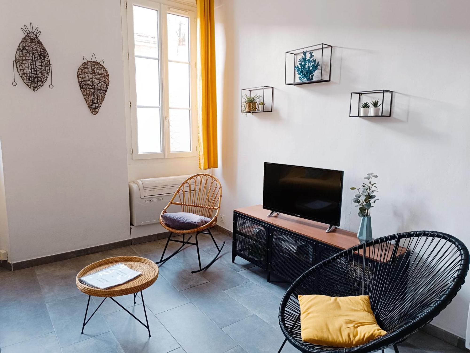 Grand 2 Pieces Renove Climatise, Vieil Antibes, Proche Port Apartman Kültér fotó